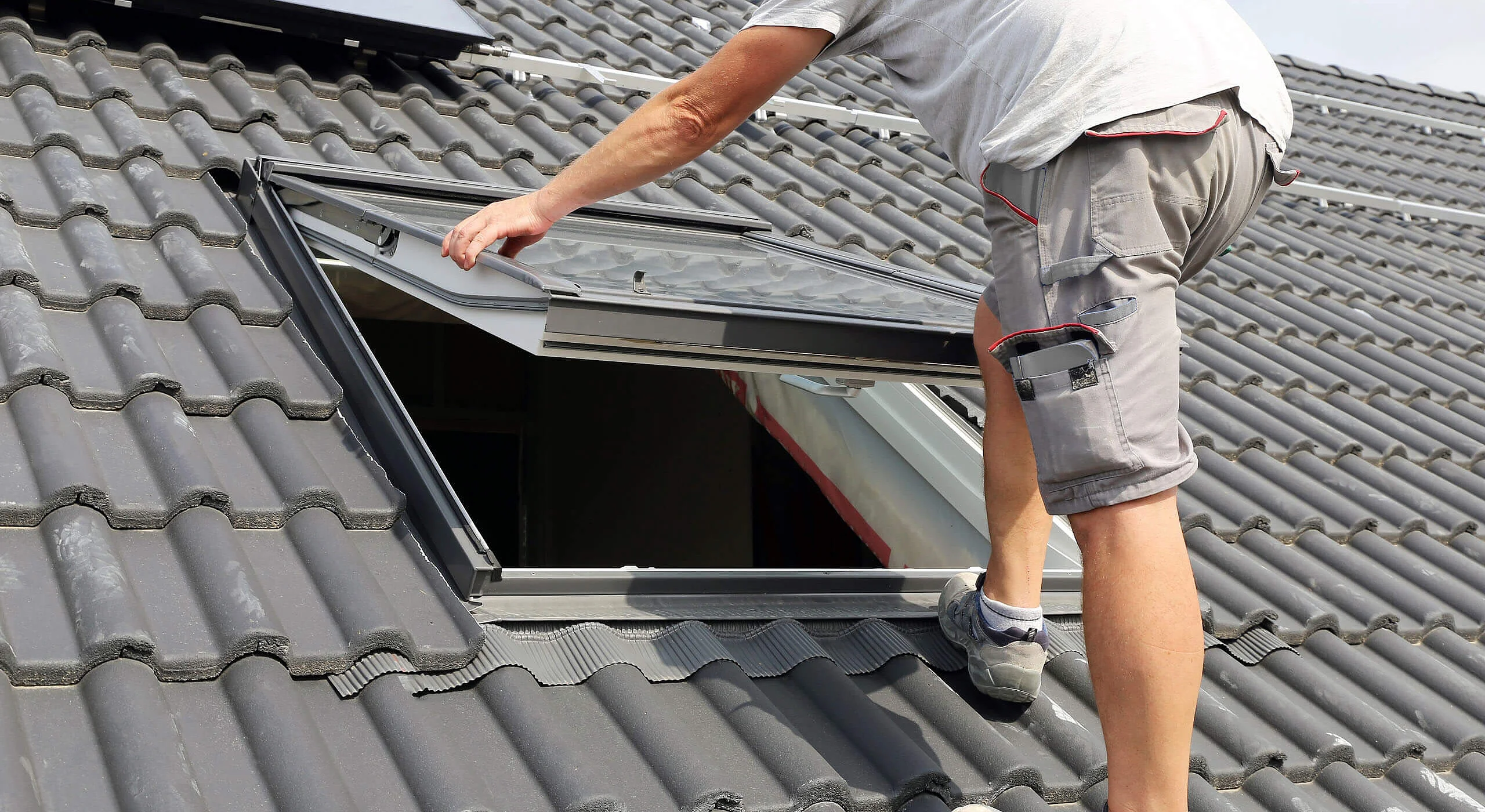 Einbau eines Dachfensters